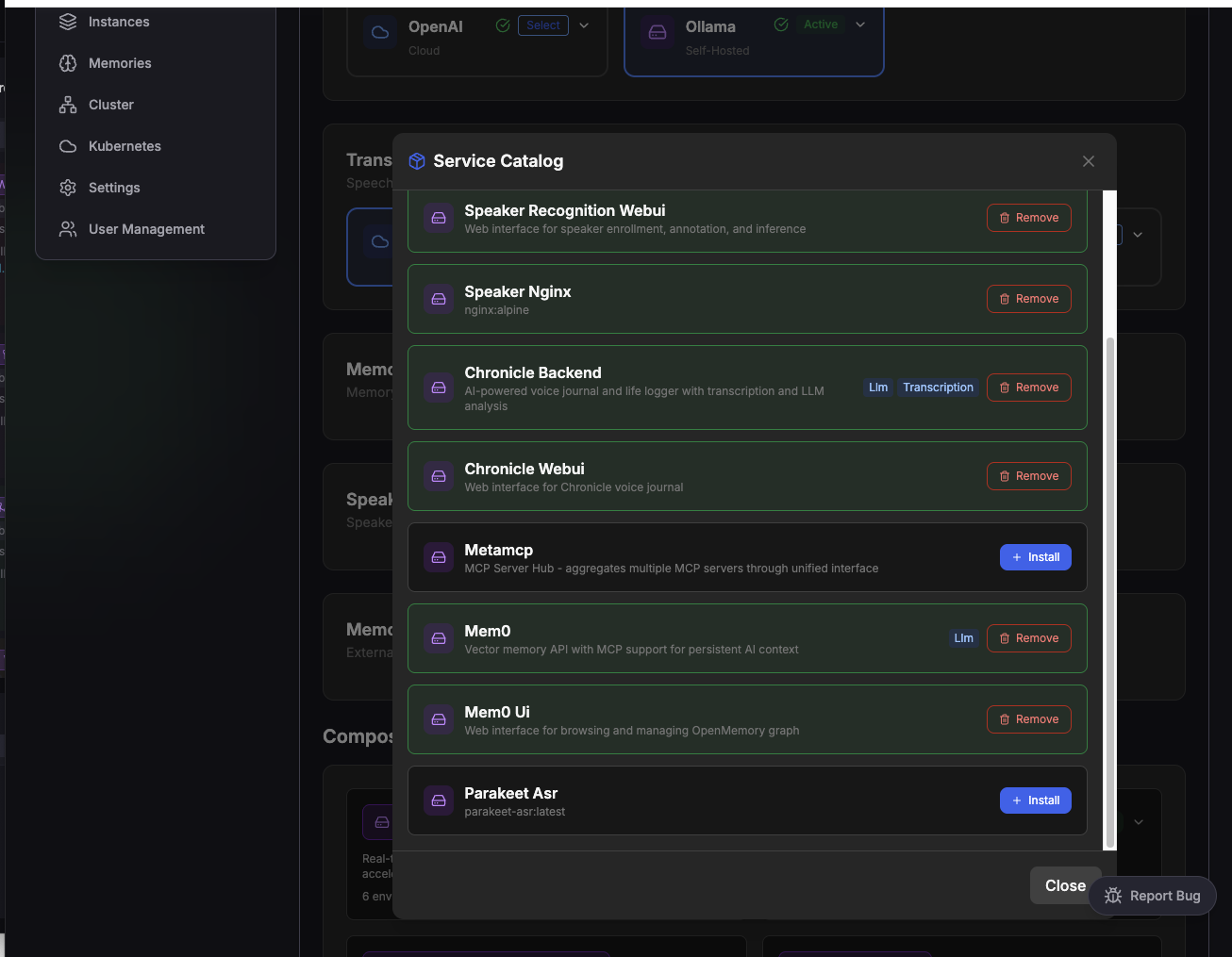 Drop-in Service Registry