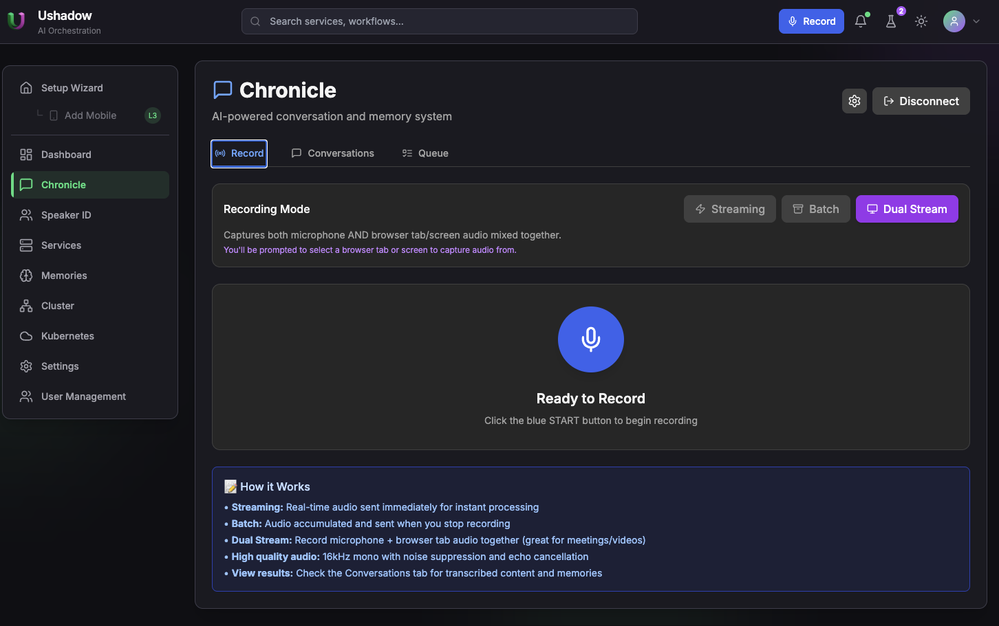Meeting & Conversation Recording