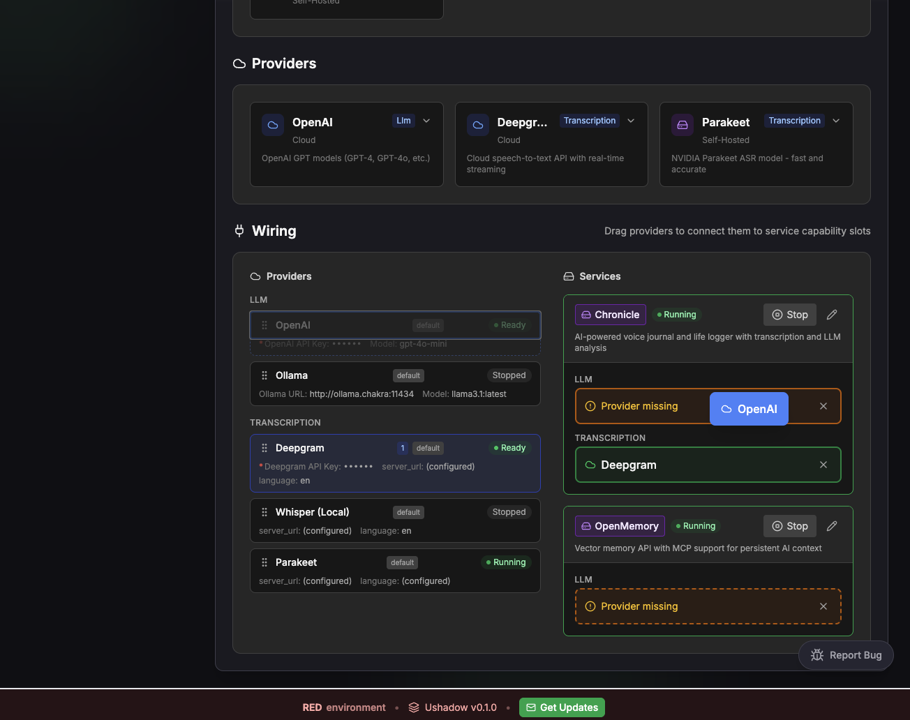 Visual Service Wiring